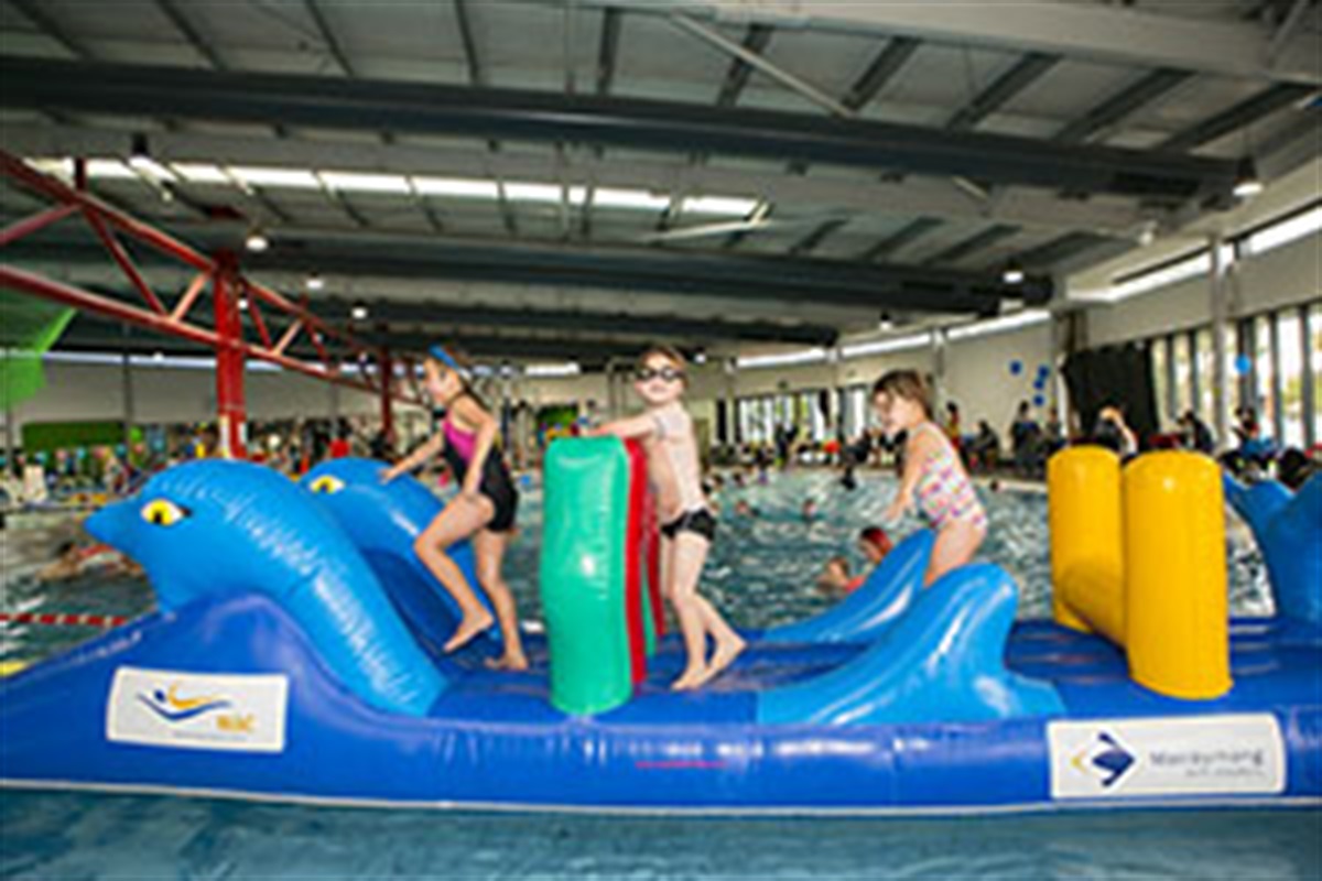 School holiday fun pool inflatables - Maribyrnong City Council