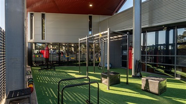 A range of functional training equipment is available