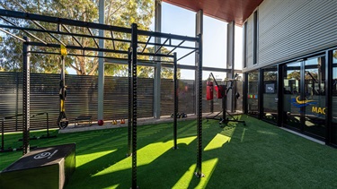 MAC has a dedicated outdoor boxing area