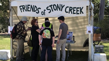 Friends of Stony Creek marquee.