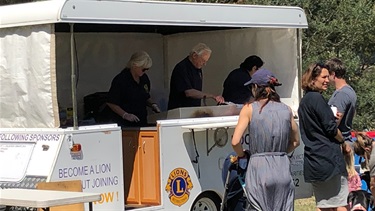 Lions Club cooked up a storm with a free sausage sizzle.