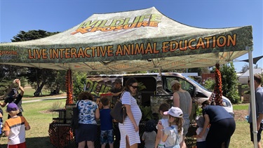 Wildlife Xposure's educational and interactive wildlife display was a real hit.