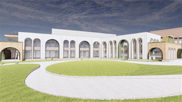 Town Hall Redevelopment - artist impression of exterior