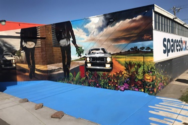 Untitled by Heesco, Sparesbox, 379 Somerville Road West Footscray, StreetWORKS 2019
