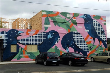 Four Crows by Justine McAllister, 1 Commercial St Maidstone, StreetWORKS 2019