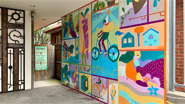 Untitled by Liz Dalgleish, West Footscray Community Centre, Barkly St West Footscray, StreetWORKS 2021
