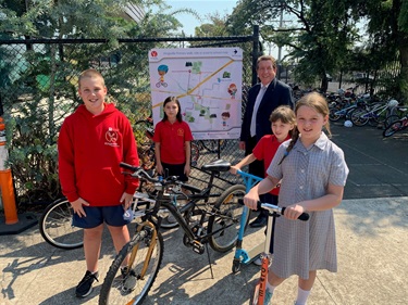 Active Paths ft Mayor, Cr Michael Clarke