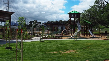 Footscray Park playground construction complete