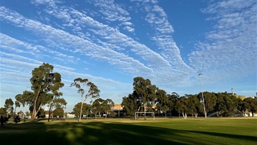 Hansen Reserve a wide open space loved by locals