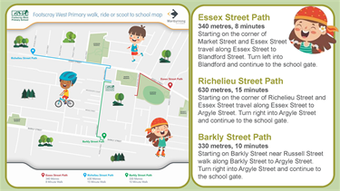 Actiive Paths for Footscray West Primary School