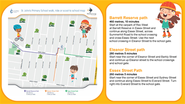 St John's Primary School Active Map