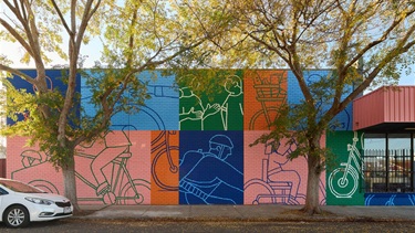 Untitled by James Price, Community Bike Hub, 608 Barkly St West Footscray, StreetWORKS, 2025