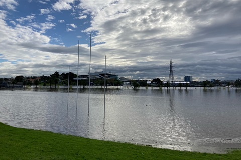 Maribyrnong River flood