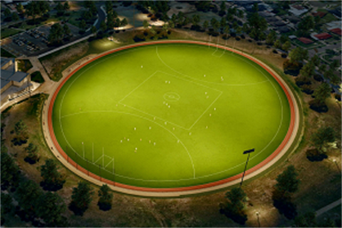 Skinner Reserve Aerial Night Concept Plan