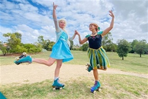 Princess on skates
