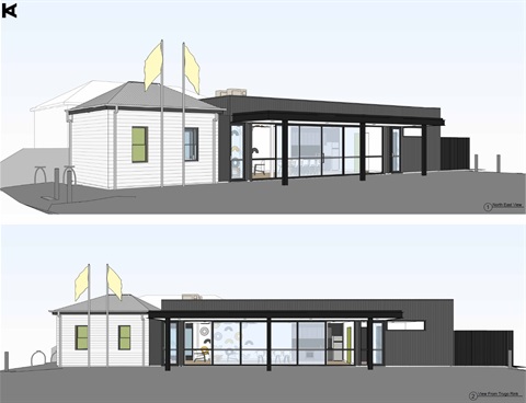 3D render of the Trugo Pavilion design 