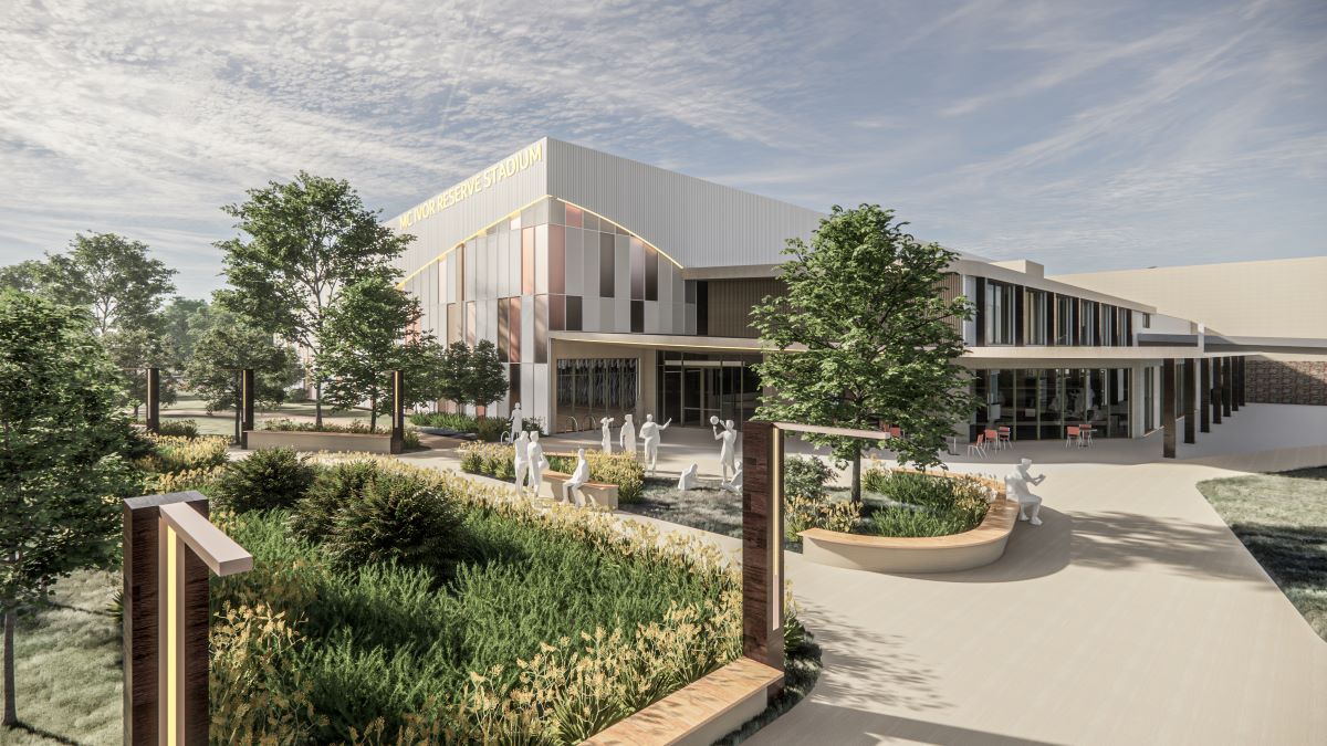 McIvor Reserve Stadium Project - Final Package - McIvor_Render_External_Entry WEB.jpg