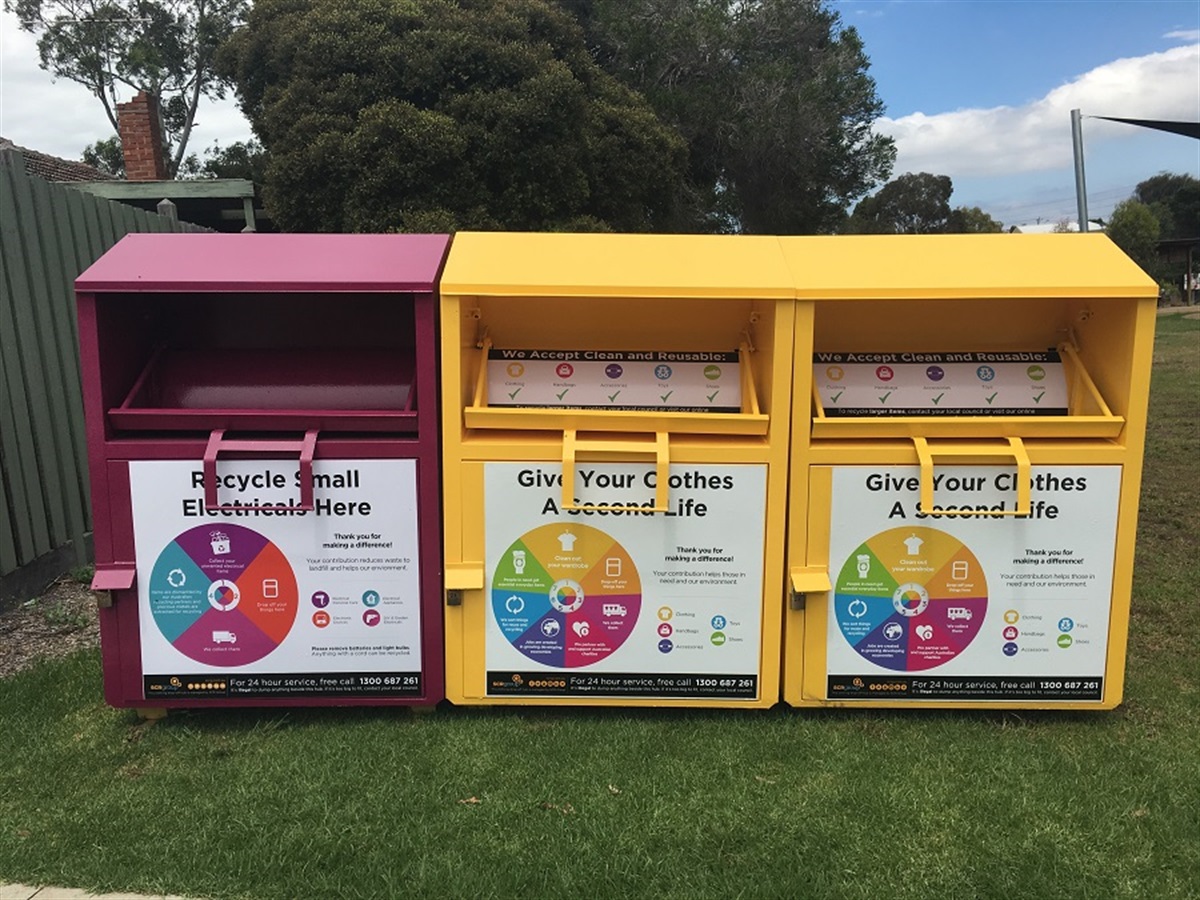 New sites to drop-off unwanted textiles and electrical materials -  Maribyrnong