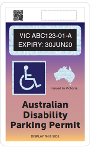 Accessible Parking Permit Sample