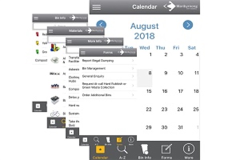 Bins and Recycling App Features